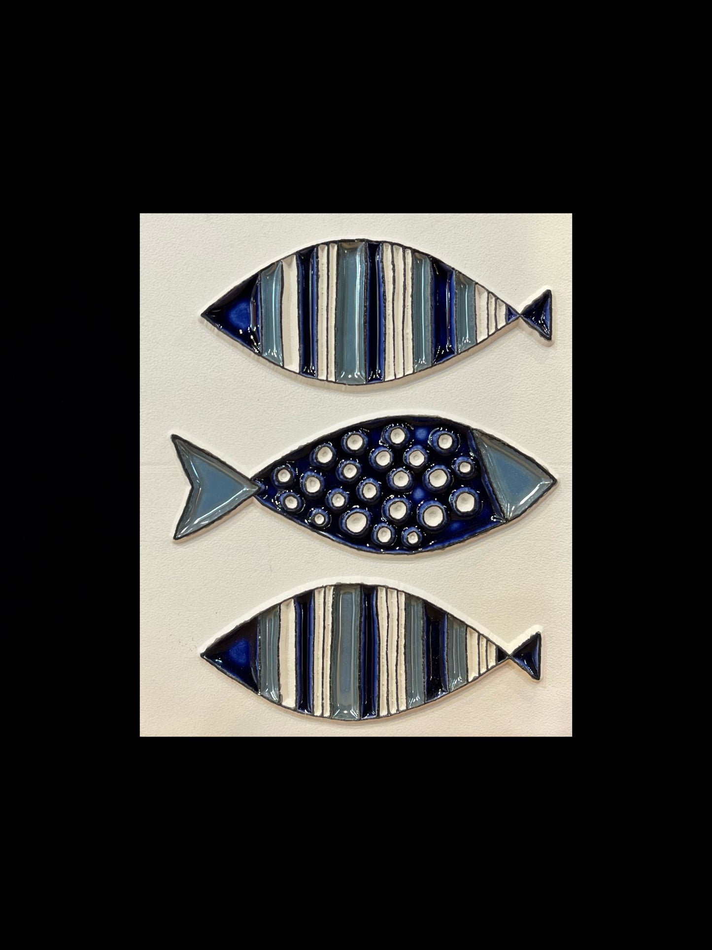 Diffusortisch für ätherische Öle „Blaue Sardinen“