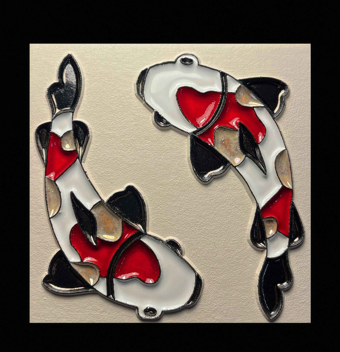 Tableau diffuseur d'huiles essentielles « Carpe Koï »