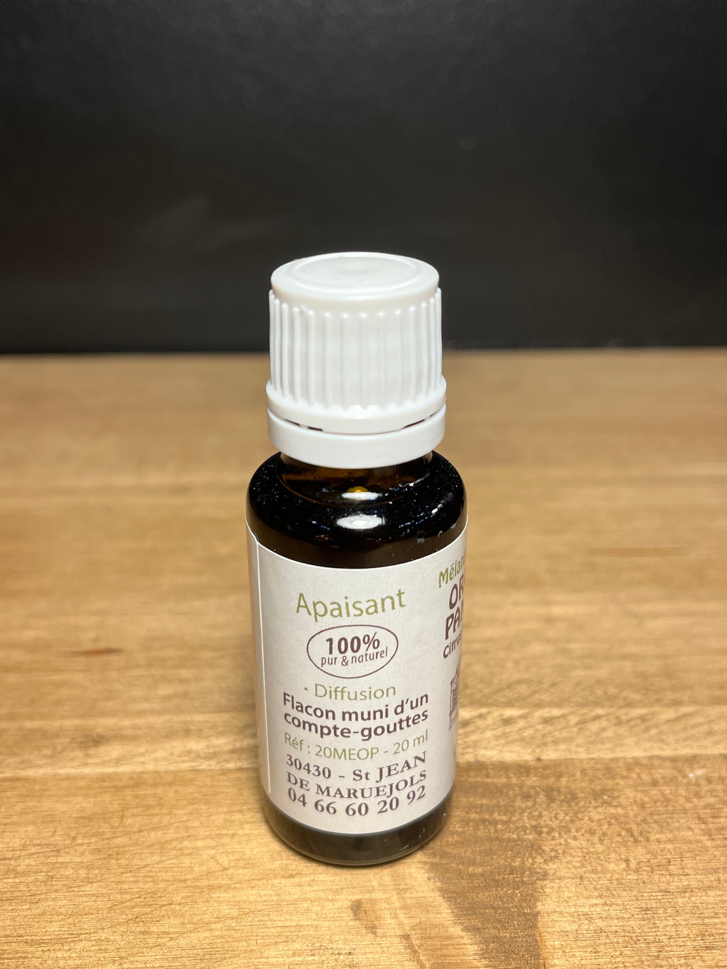 Huile essentielle synergie de "Orange douce-Pamplemousse" 20 ml