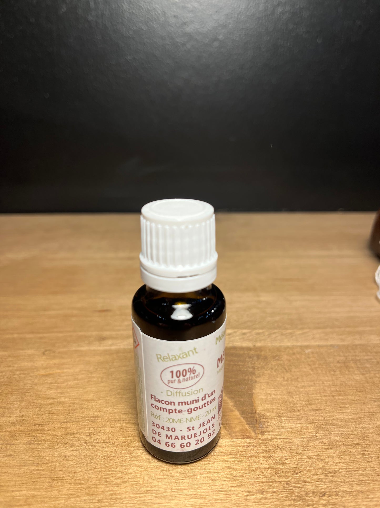 Huile essentielle synergie de "Niaouli-Menthe-Poivrée" 20 ml