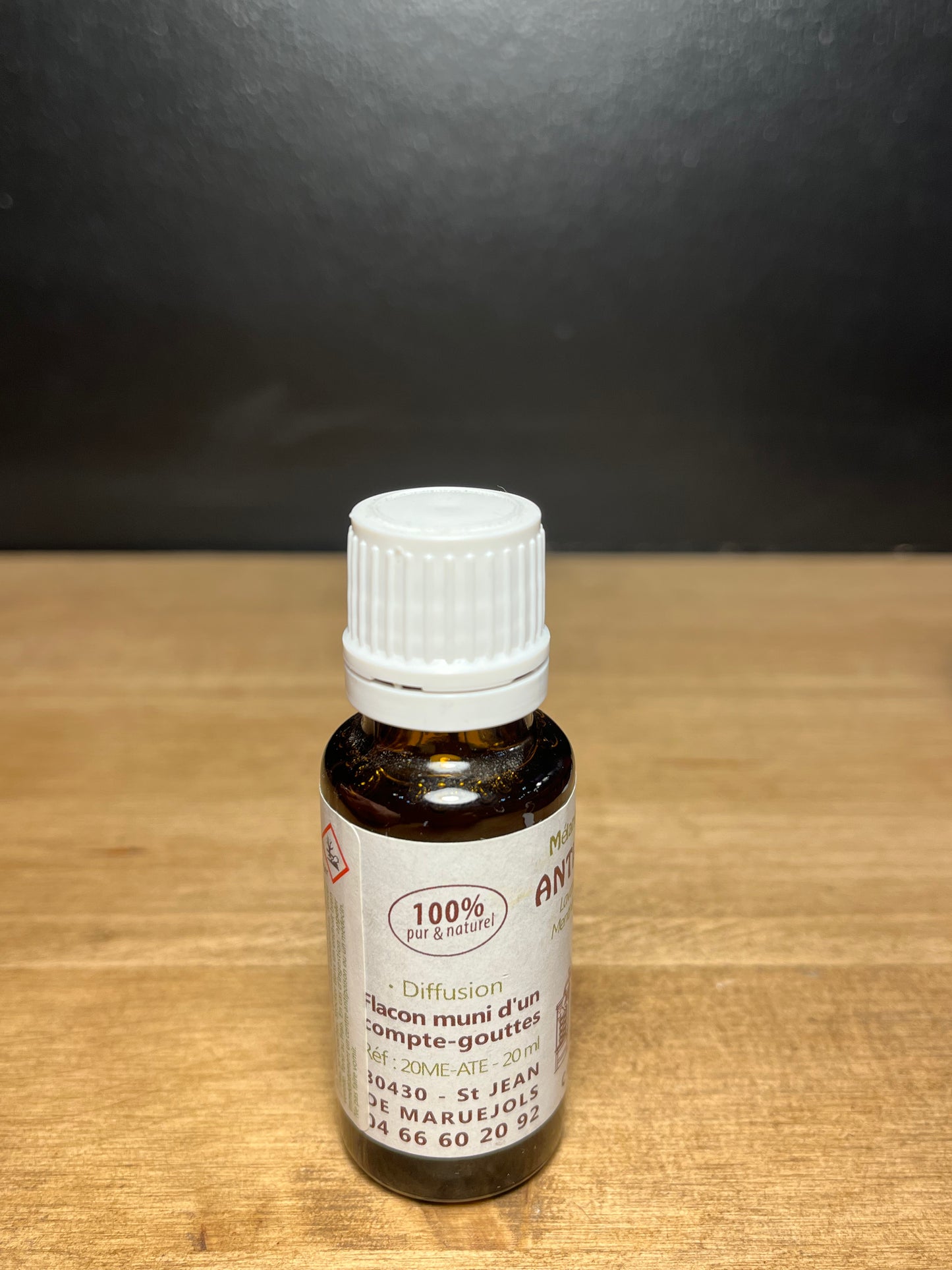 Huile essentielle synergie de "Anti-Tabac Froid"