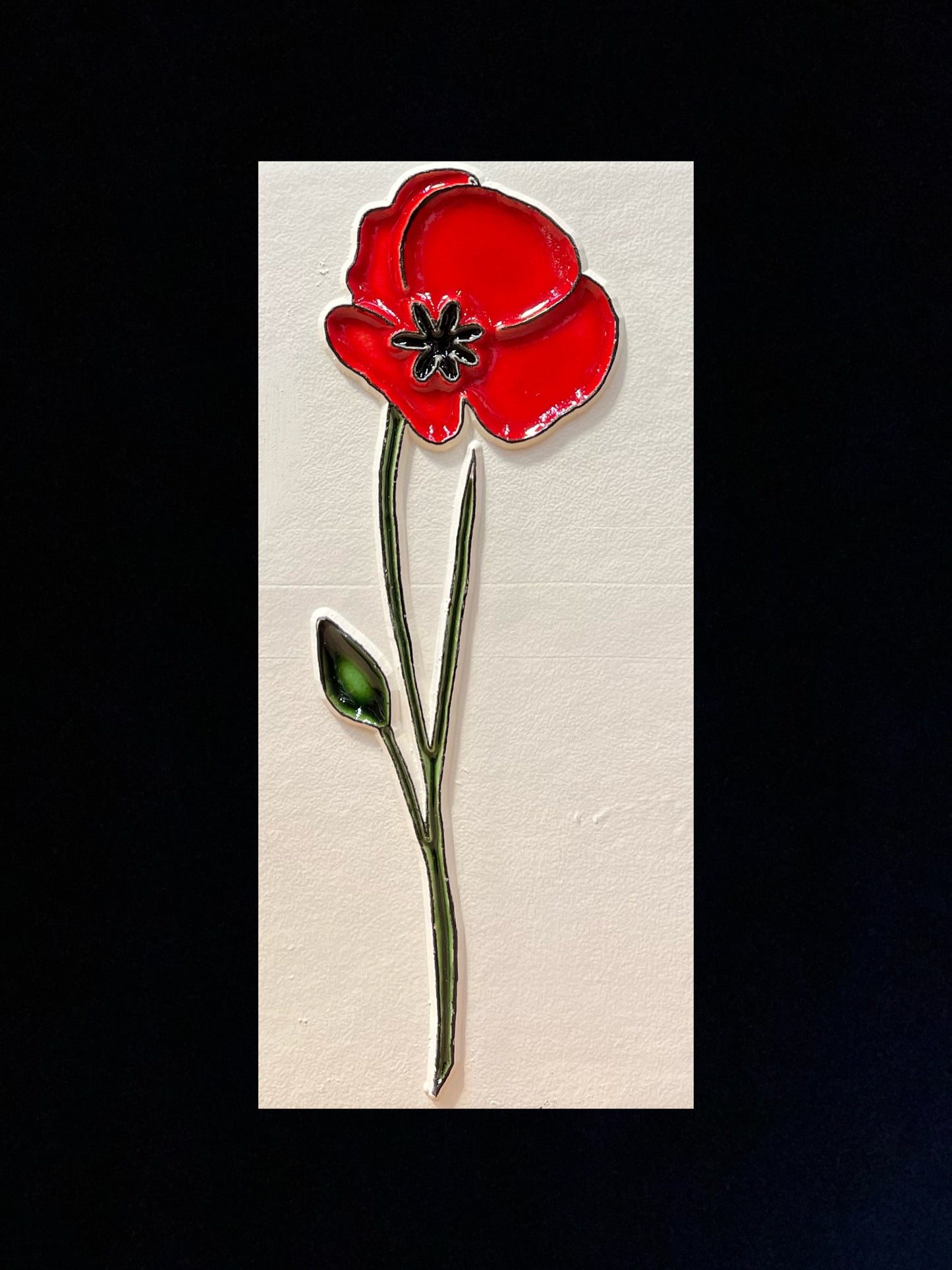 Tableau diffuseur d'huiles essentielles "Brin de coquelicot"