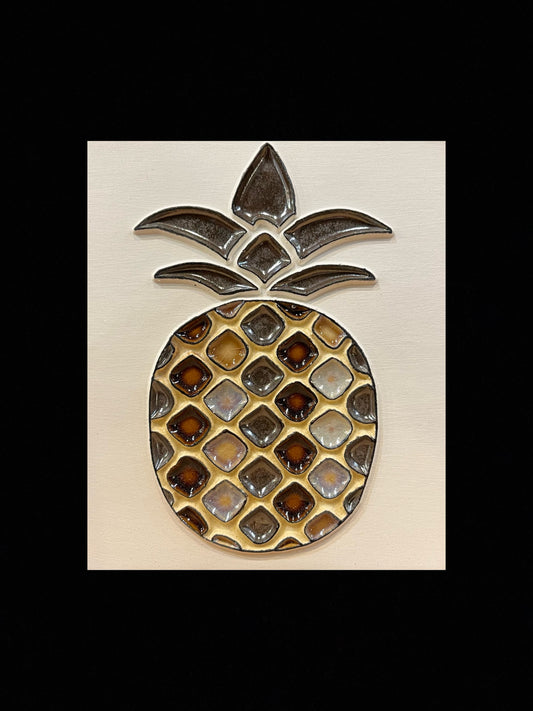 Tableau diffuseur d'huiles essentielles "Ananas marron"