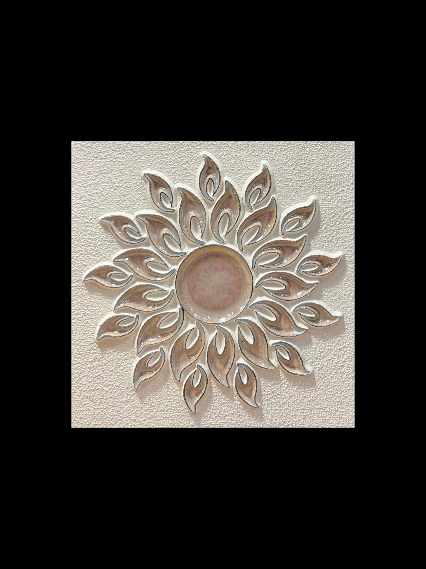 Tableau diffuseur d'huiles essentielles "Soleil Beige"