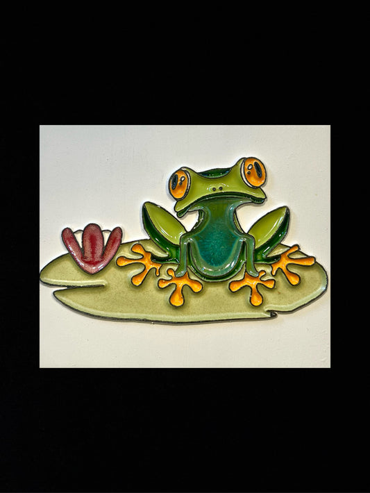 Tableau diffuseur d'huile essentielle "Grenouille"