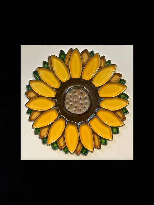 Tableau diffuseur d'huiles essentielles "Fleur de tournesol"